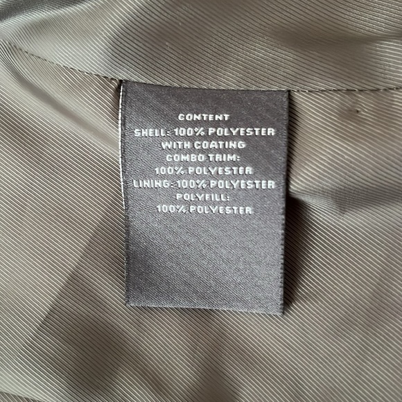 Vince Camuto quilted belted field jacket green tan sz medium - Picture 14 of 14